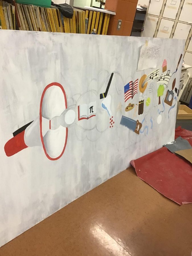 Art Students Spruce Up School Store With New Mural