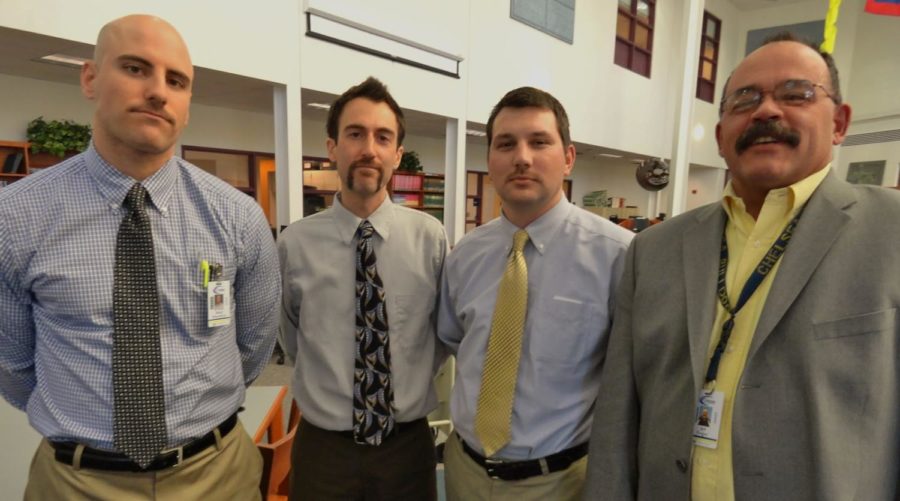 Mr. Moundros, Mr. Zainea, Mr. Rodriguez, and Mr. Finger on a previous Dec. 1st following No Shave November