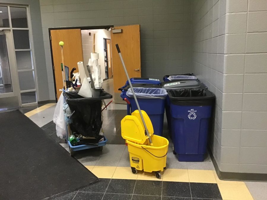 Trash here, trash there, but who will we have to clean it up if there’s no one to work as a custodian?