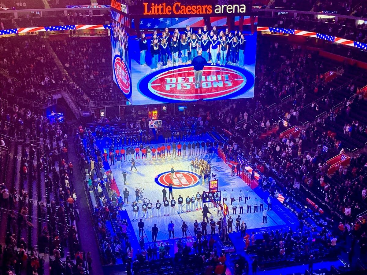 Pistons-Bound: CHS Choir Sings the National Anthem in Style