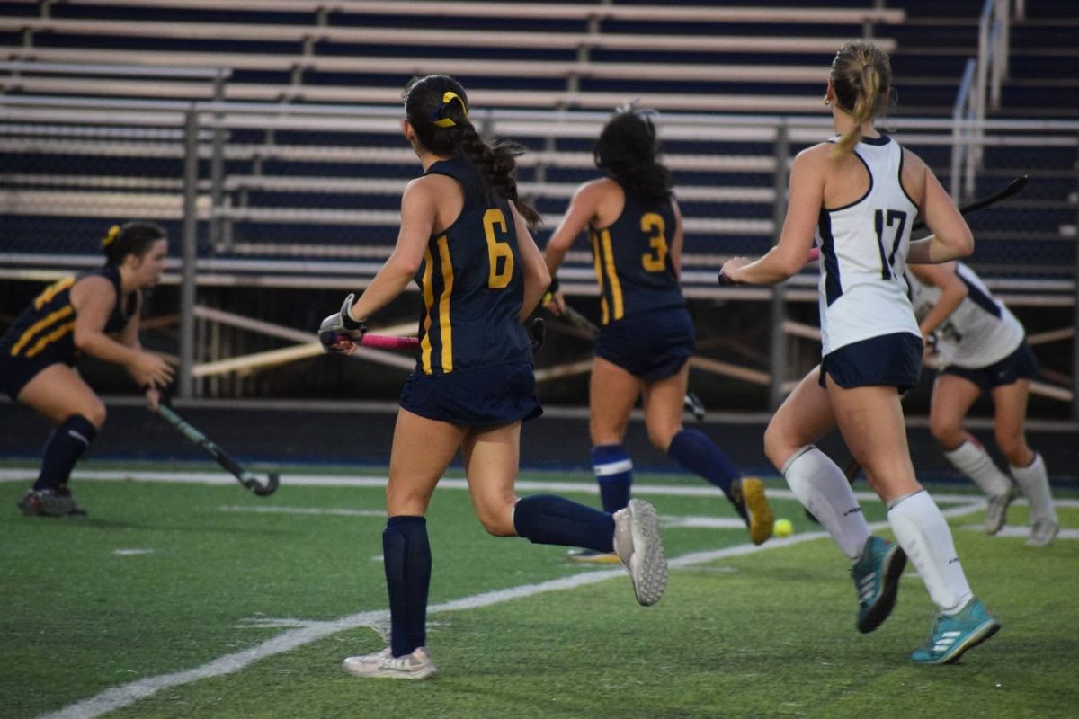 Landry Cook chases down the ball