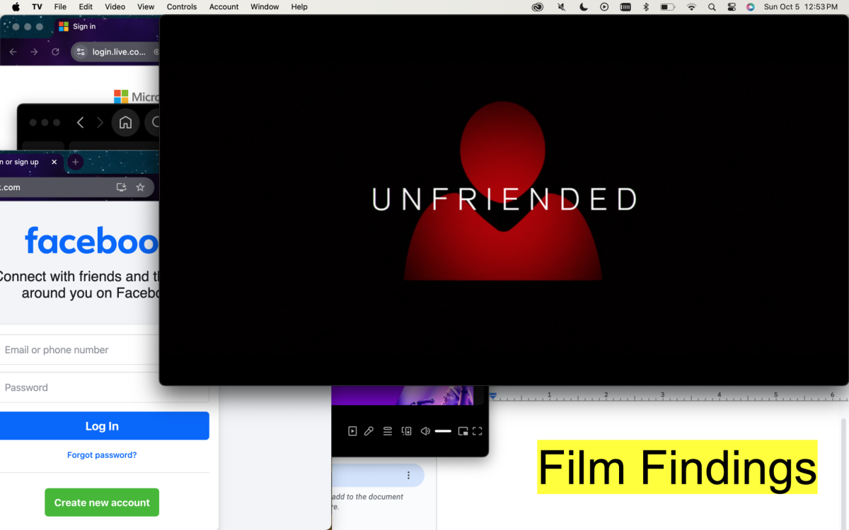 Film Findings: Unfriended (2014)