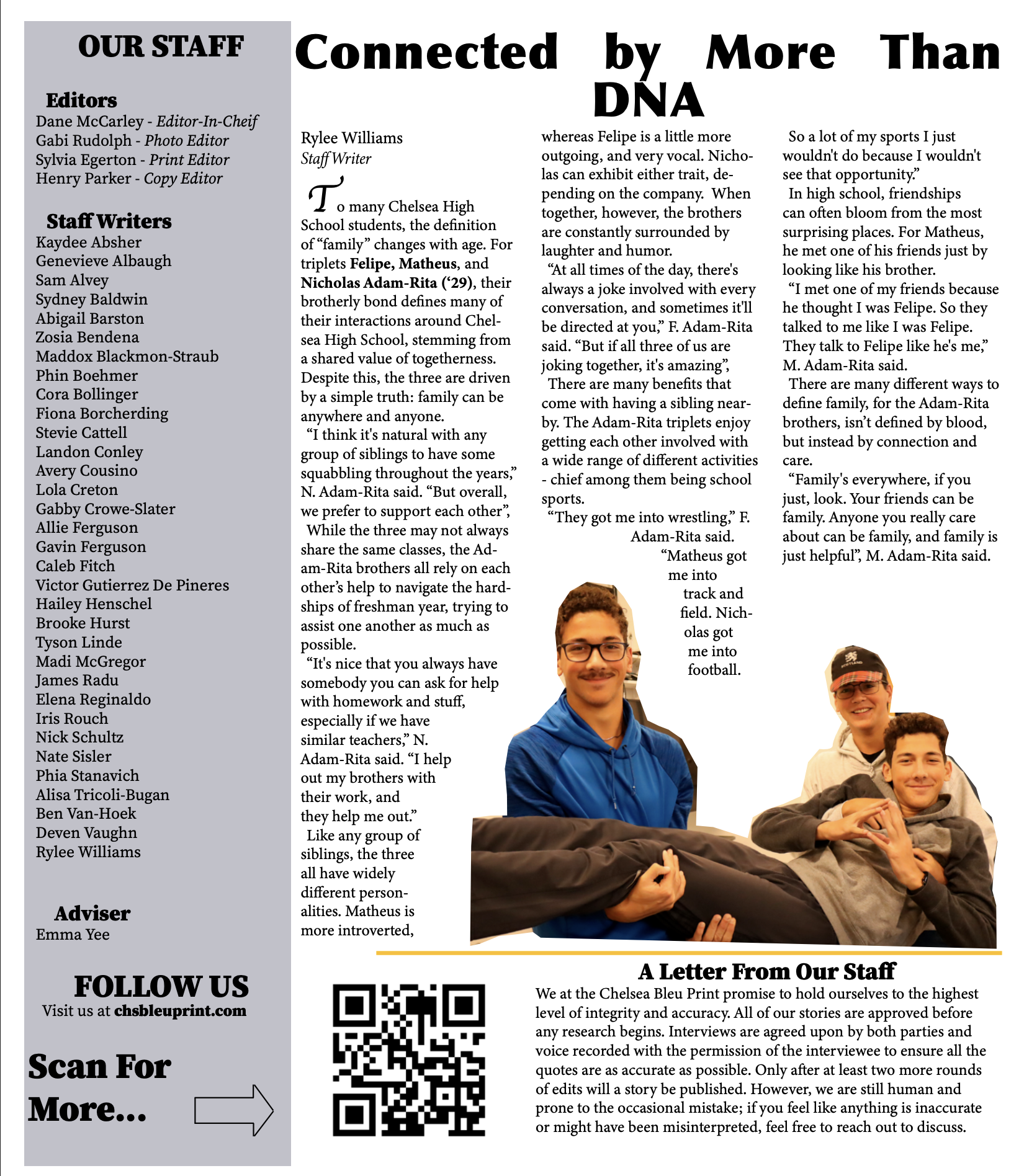 CHS Bleuprint: Fall 2025 Print Edition
