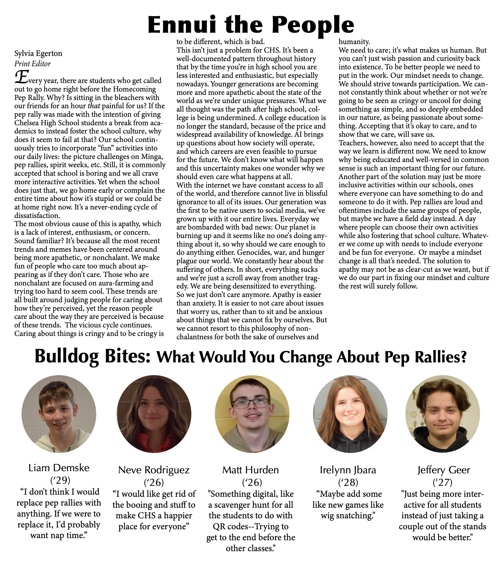 CHS Bleuprint: Fall 2025 Print Edition