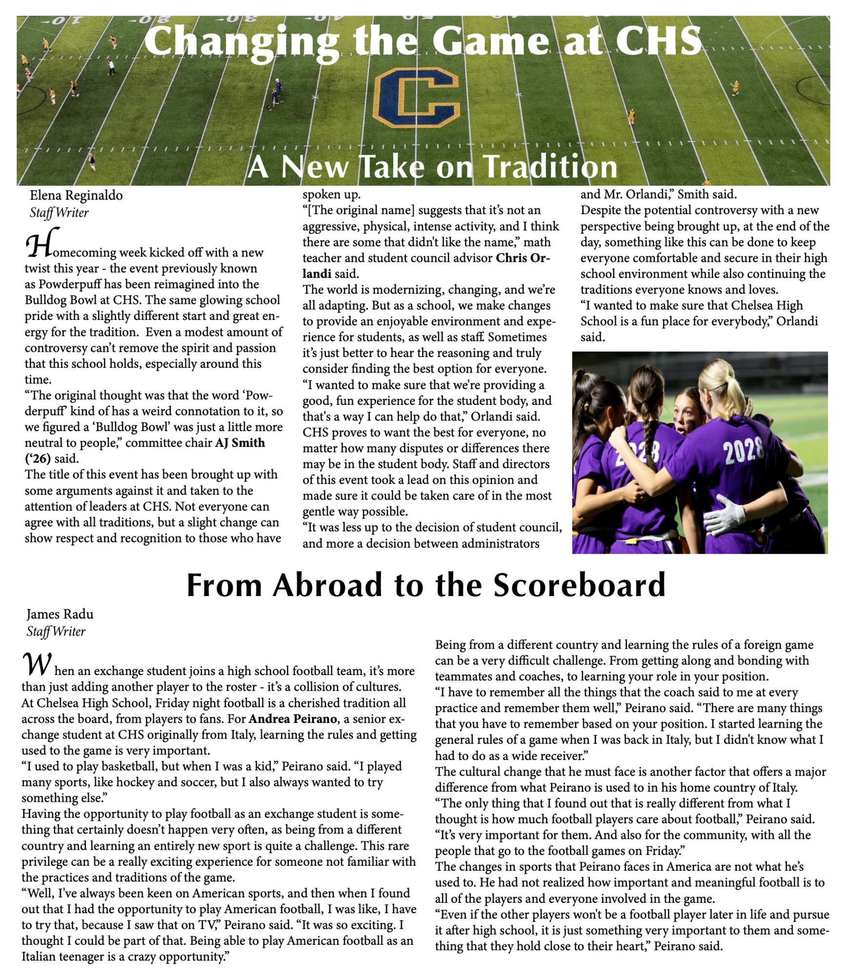 CHS Bleuprint: Fall 2025 Print Edition