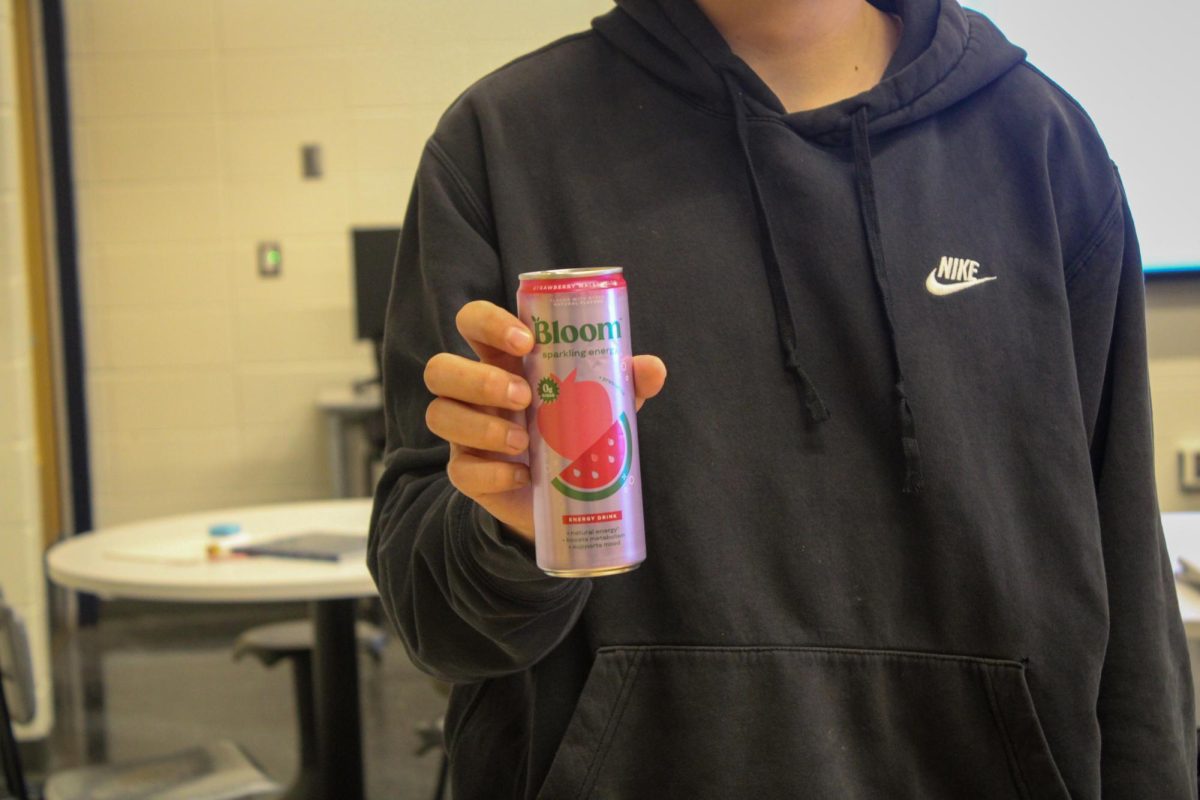 Focus on the energy drink