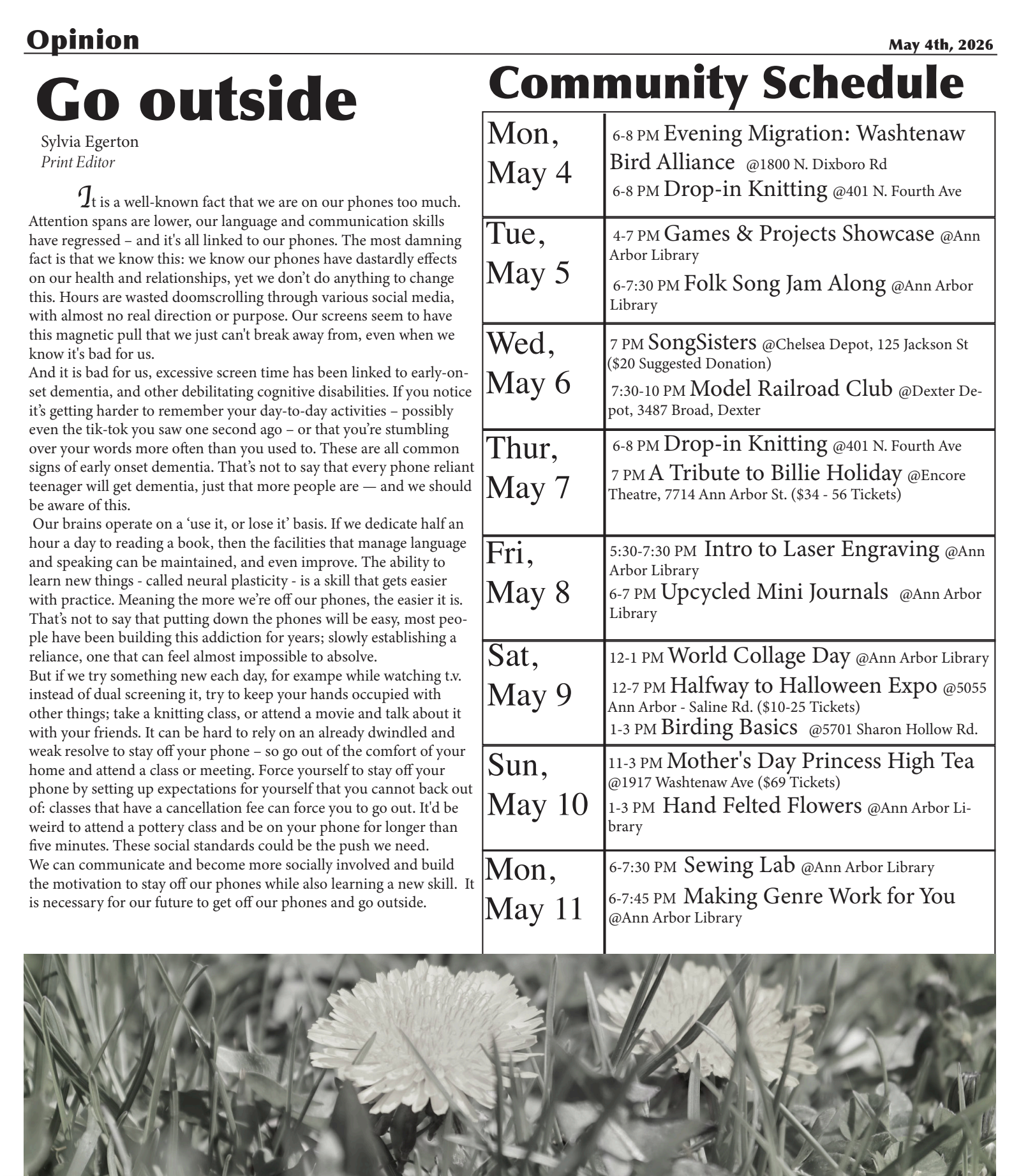 CHS Bleuprint: Spring 2026 Print Edition